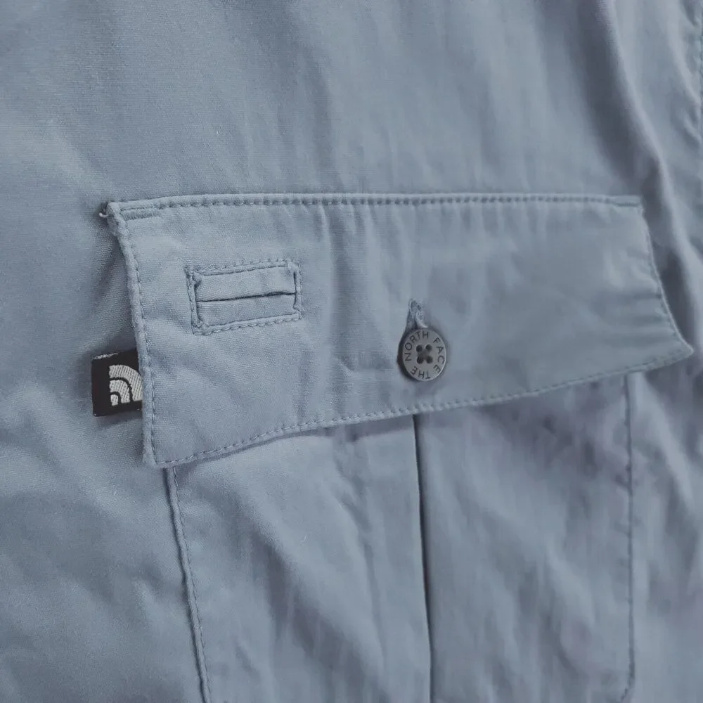 The North Face Shirt Mens Large Blue Vented Fishing Classic Button-Up